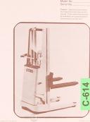 Crown-Crown PTH Lift Service and Parts, 3-118400 and after, Manual 1978-PTH-06